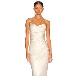 Shona Joy La Lune Lace Back Maxi Dress (Size 4, Brand New with Tags)